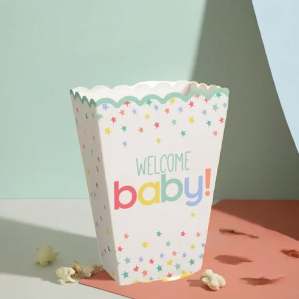 Baby Shower Popcorn Boxes