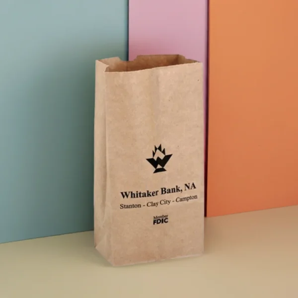 Brown Kraft Paper Popcorn Bags