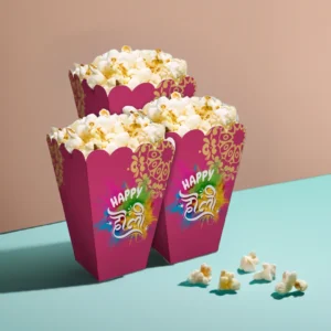 Holi Festival Popcorn Boxes