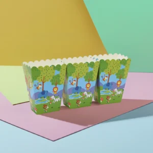 Jungle Popcorn Boxes