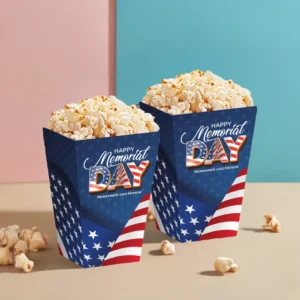 Memorial Day Popcorn Boxes