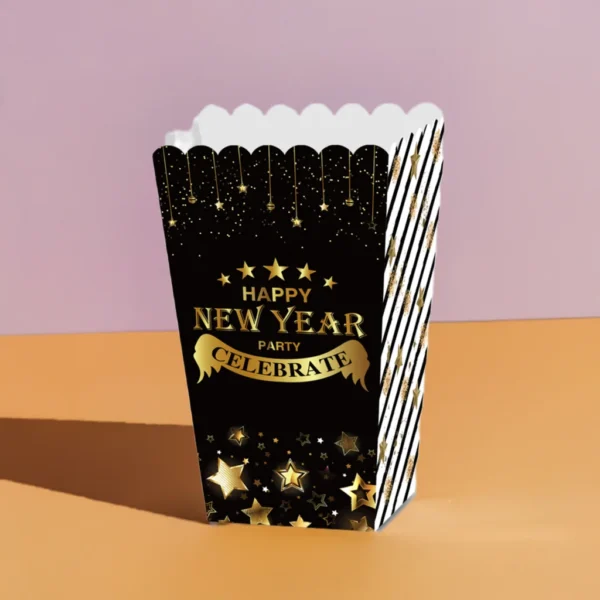 New Year Eve's popcorn boxes