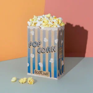 Popcorn Bags in Fancy Paper Stock