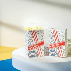 Rectangular Shape with Top Lid Popcorn Boxes